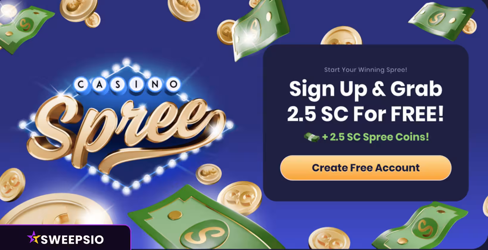 No Deposit Bonus of Spree Casino